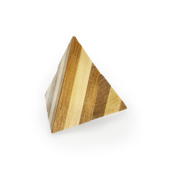 Eureka 3D Bambusz puzzle - Pyramid ördöglakat (EUR30747)