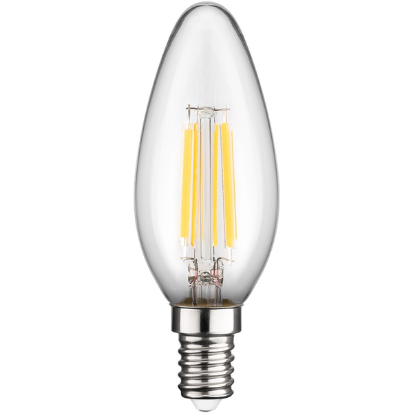 Goobay Filament LED Candle, 6W 1055lm 2700K E14 - Meleg fehér
