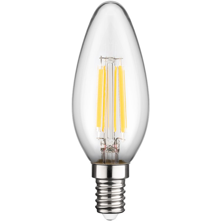 Goobay Filament LED Candle, 6W 1055lm 2700K E14 - Meleg fehér (65393)
