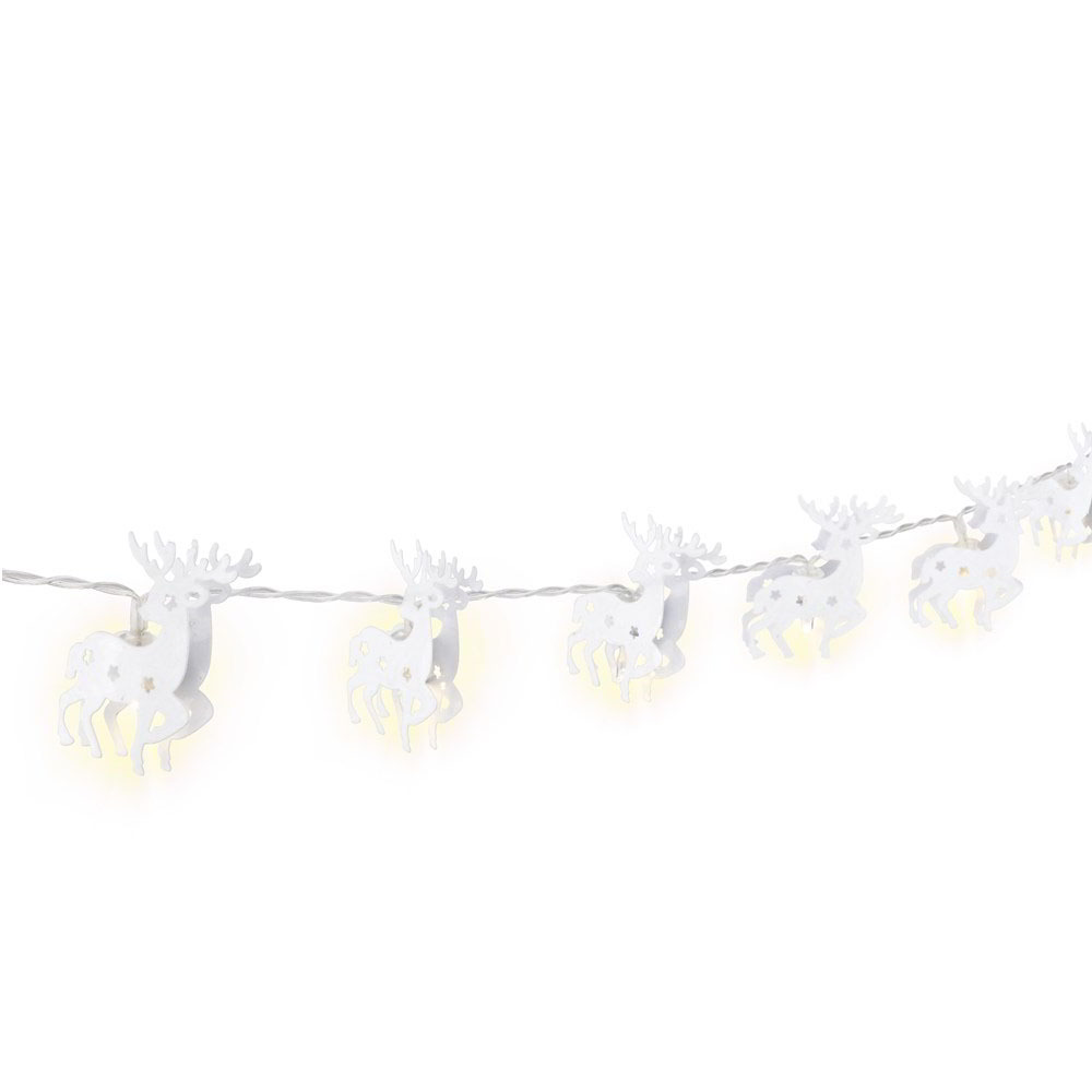 Goobay Reindeer Beltéri LED fényfüzér 1,3m - Meleg fehér (57945)