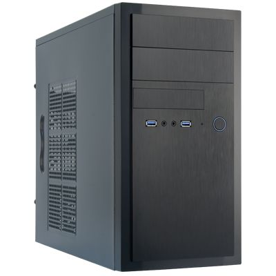Chieftec HT-01B-350GPB počítačová skrinka Midi Tower Čierna 350 W (HT-01B-350GPB)