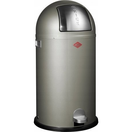 Kosz na śmieci Wesco Kosz na śmieci 40l KickBoy nowy srebrny WESCO