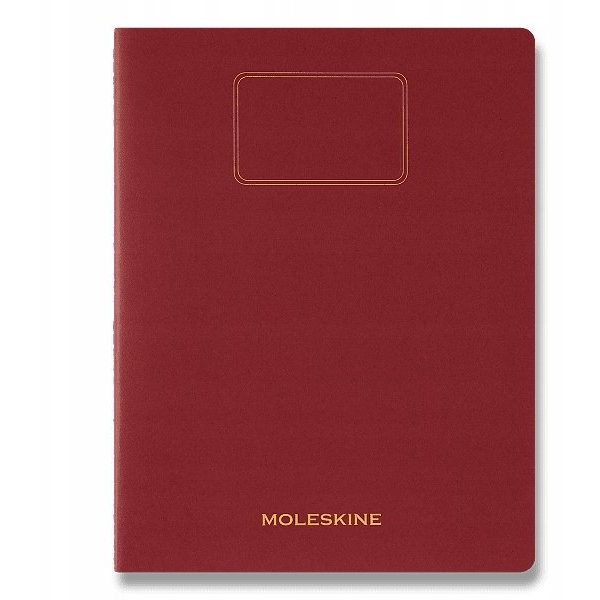 Zošit Student Cahier - XXL | Mäkká väzba | Červený | Čistý