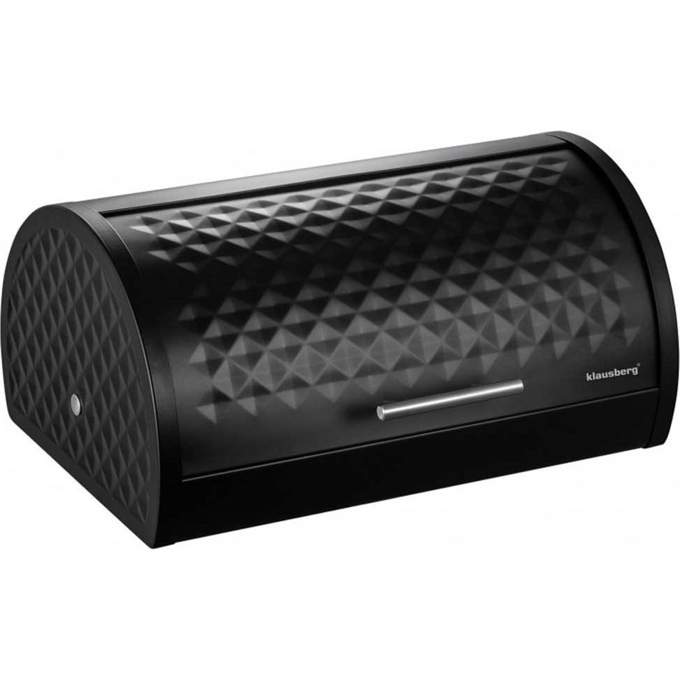 Klausberg KB-7540 Kenyértartó - Rozsdamentes Acél - Fekete (KB-7540)