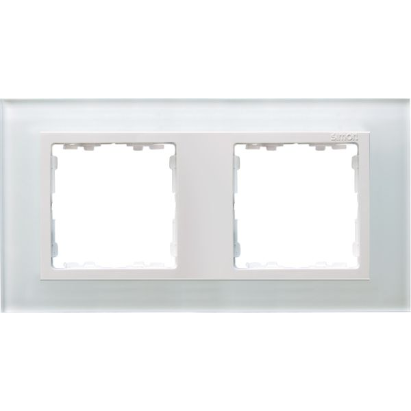 Marco 2 Elementos Cristal Blanco Simon 82 Nature 82627-30
