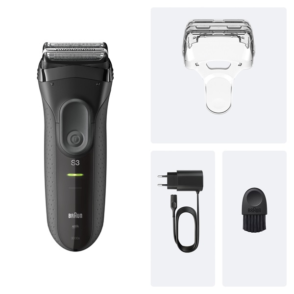 Braun Serie 3 3000S Rasoio Grigio