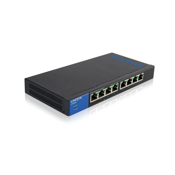Linksys Gigabit PoE+ 8 port Switch (LGS108P)