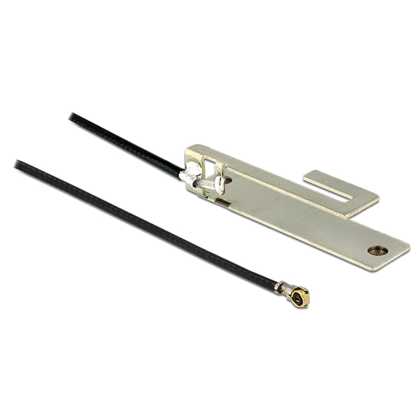 Delock WLAN-antenna MHF IV/ HSC MXHP32 802.11 b/g/n PIFA 3 dBi 250 mm belső (86183)