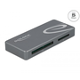 Delock USB Type-C kártyaolvasó CFast és SD memóriakártyákhoz + USB Hub A-típusú és USB Type-C porttal (91754)