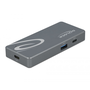 Delock USB Type-C kártyaolvasó CFast és SD memóriakártyákhoz + USB Hub A-típusú és USB Type-C porttal (91754)