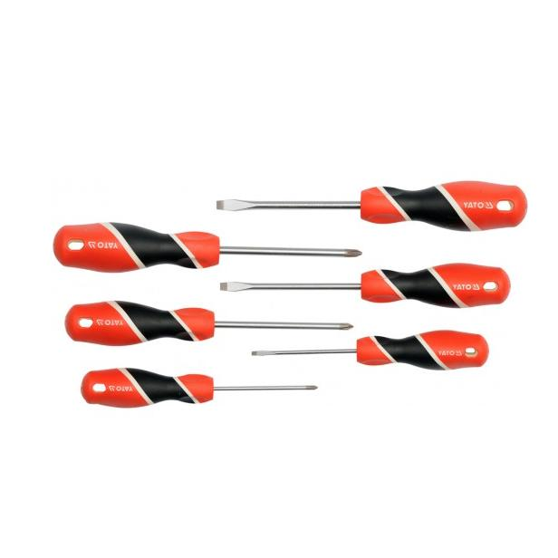 YATO mágneses CrMo csavarhúzók, 6 db (YT-25965)