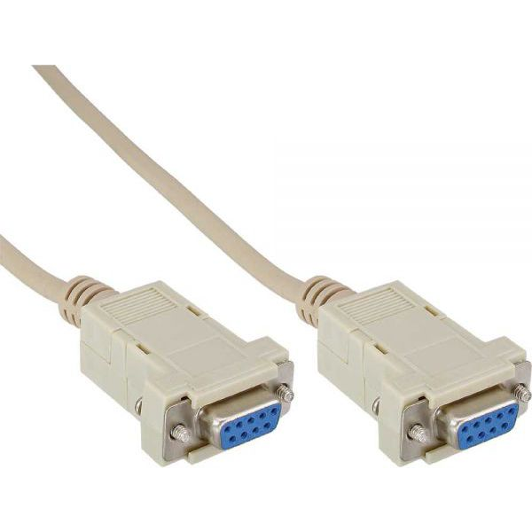 InLine 12226C soros kábel Bézs 10 M DB9 (12226C)