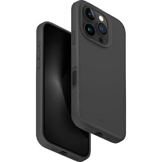 Uniq Lino Apple iPhone 16 Pro Max Magsafe szilikon tok,szürke (UNIQ1360)