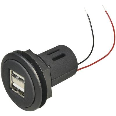 Beépíthető USB töltő, két USB aljzattal 12-24V/5V max. 5A ProCar 67321501 (67321501)