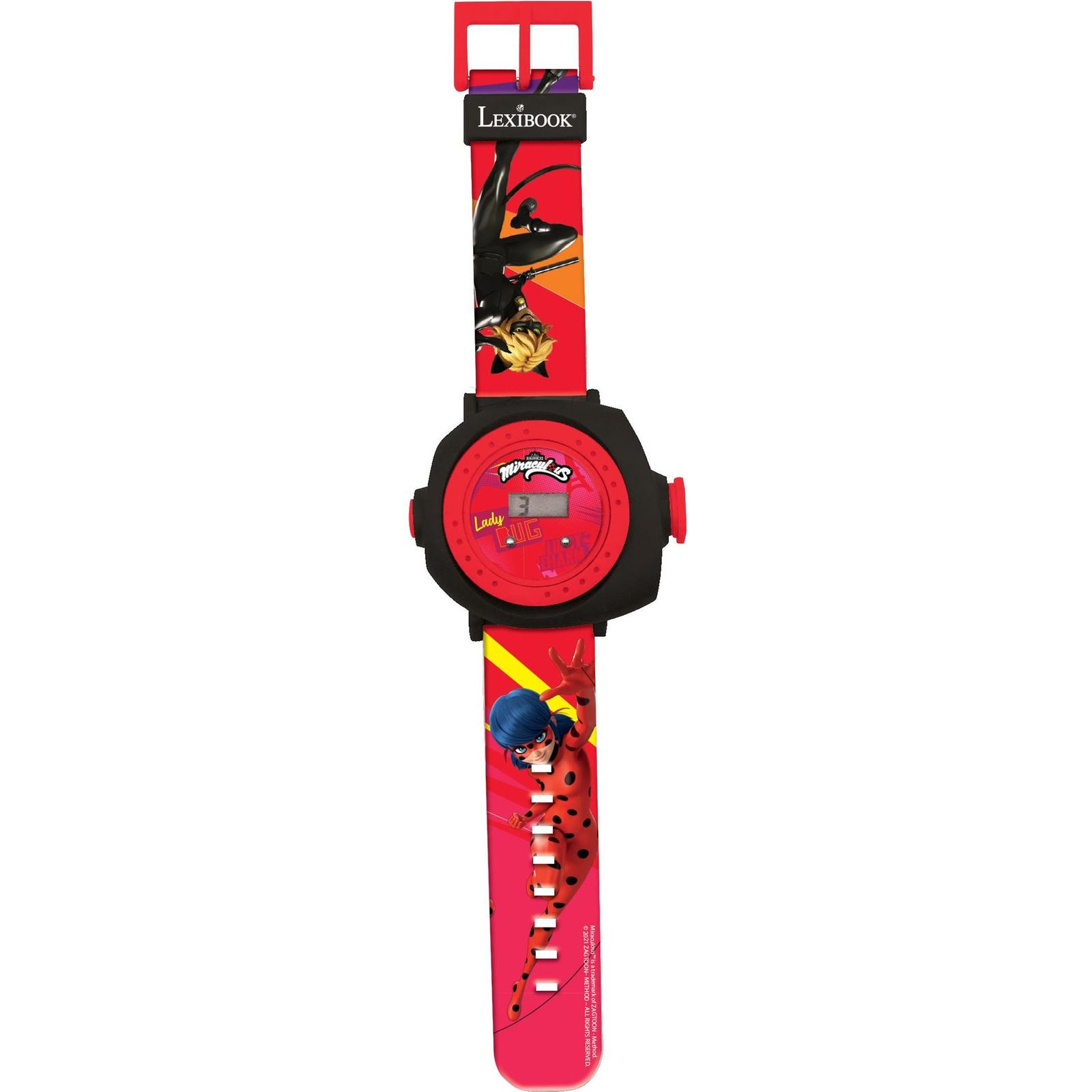 Lexibook Digitális vetítőóra 20 kivetíthető képpel - Miraculous (3380743083582)