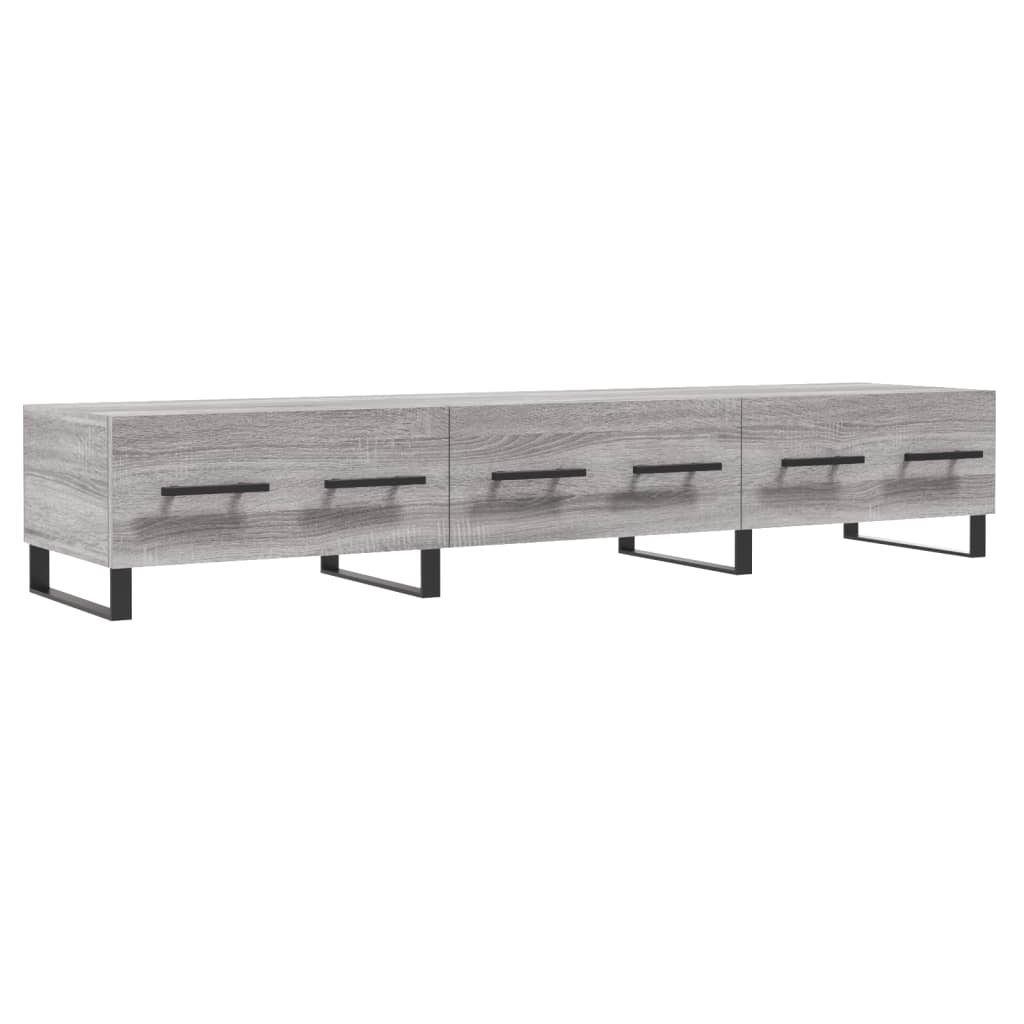 szürke sonoma színű műfa TV-szekrény 150x36x50 cm (829178)