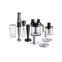 Пасатор Braun MQ9187XLI, 1200 W, Мерителен съд 0.6 л, Чопър 0.5 л, Аксесоар за месене 2 л, Аксесоар за пюре, Променлива скорост, Бъркалка за яйца, Черен