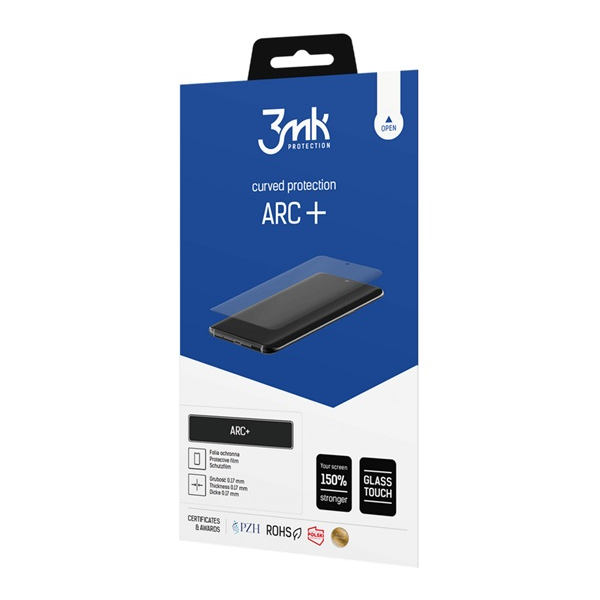 3mk ARC+ képernyővédő fólia (full screen, öngyógyító, ultravékony, 0.17mm, PET) ÁTLÁTSZÓ TCL 30 4G (GP-150955)