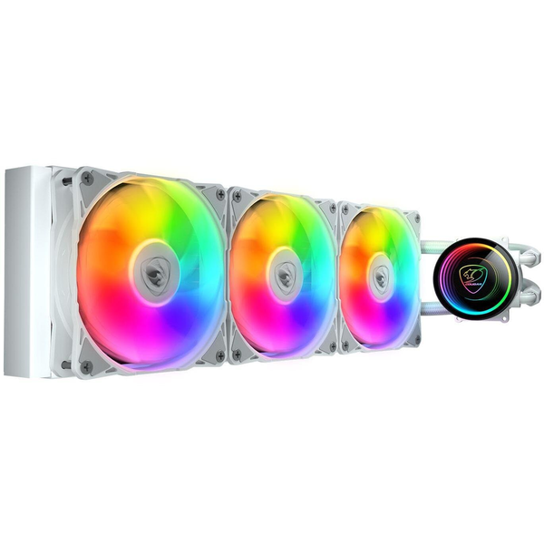 COUGAR Gaming CGR-PSDELRGB-W-360 Procesor Vodné chladenie typu všetko v jednom 12 cm Biela
