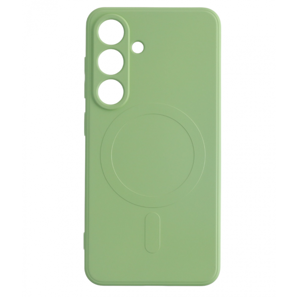 Cellect Samsung Galaxy S25 Plus mágneses szilikon tok nyári liget - zöld (CEL-MAG-S25P-PGR) (CEL-MAG-S25P-PGR)