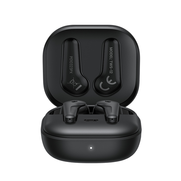 Savio TWS-12 Wireless Headset - Fekete