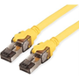 Roline 21.15.1861 RJ45 Hálózati kábel, patchkábel CAT 8.1 S/FTP 1.00 m Sárga Kettős árnyékolás, Halogénmentes, Lángálló 1 db