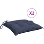 2 db tengerészkék oxford szövet székpárna 50 x 50 x 7 cm