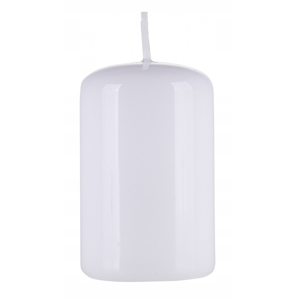 Świeca słupek DONAU HOME Standard Gloss, 50x80mm, biały