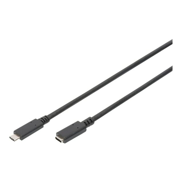 USB C kabel - USB C Digitus AK-300210-015-S 1,5 m černý