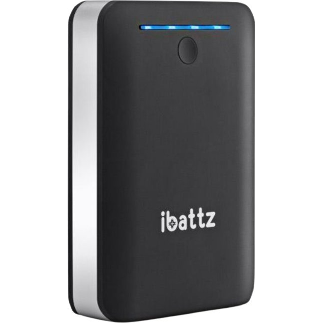 iBattz BattStation Tough Pro 12000mAh Fekete-Ezüst Power Bank (IB-PWB-BLK-A2)