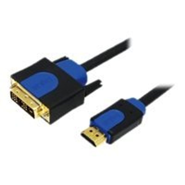 LogiLink CHB3102 HDMI - DVI-D adaptérový kabel, 2m