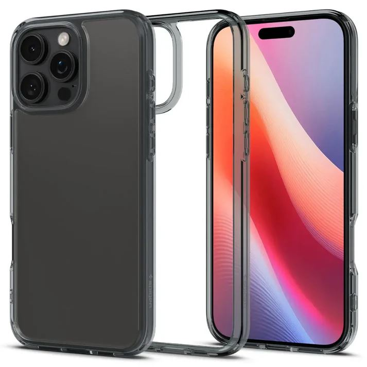 Spigen Ultra Hybrid iPhone 16 Pro tok átlátszó-szürke (ACS08123) (ACS08123)