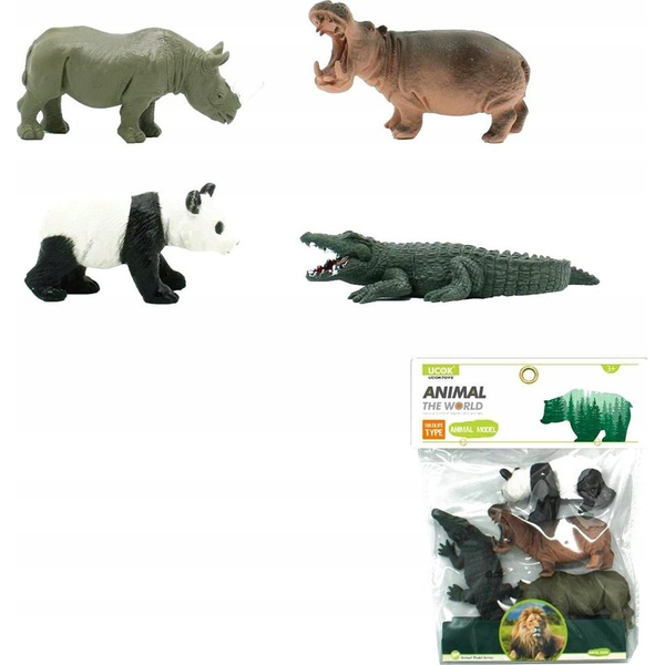 Figurka Trifox Zwierzęta zoo 4szt