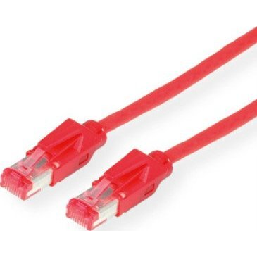 DRAKA Patchkabel Kat.6 Class E S/FTP UC900 TM21 LSOH rot 0,5m