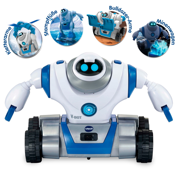Vtech 80-573704 V-Bot Összeépíthető Robot Kisérletező készlet