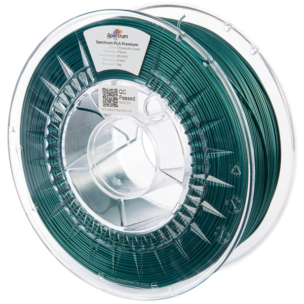 Spectrum Premium PLA 1,75 mm, Chrysocolla Green, 1 kg