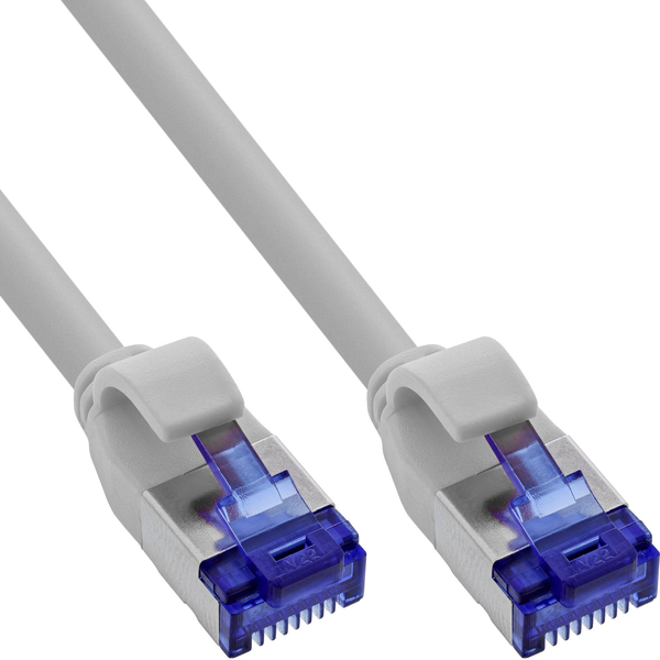 InLine B-74901 netwerkkabel Grijs 1 m Cat6a S/FTP (S-STP)