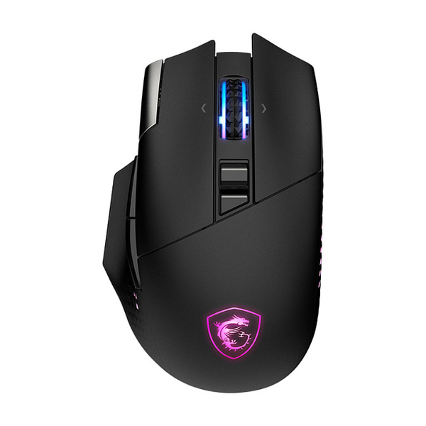 MSI S12-4301370-CLA mouse Gaming Mano destra RF Wireless + Bluetooth + USB Type-A Ottico 26000 DPI