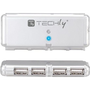 Techly IUSB2-HUB599TY hub-uri de interfață USB 2.0 480 Mbit/s Gri