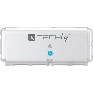 Techly IUSB2-HUB599TY hub-uri de interfață USB 2.0 480 Mbit/s Gri