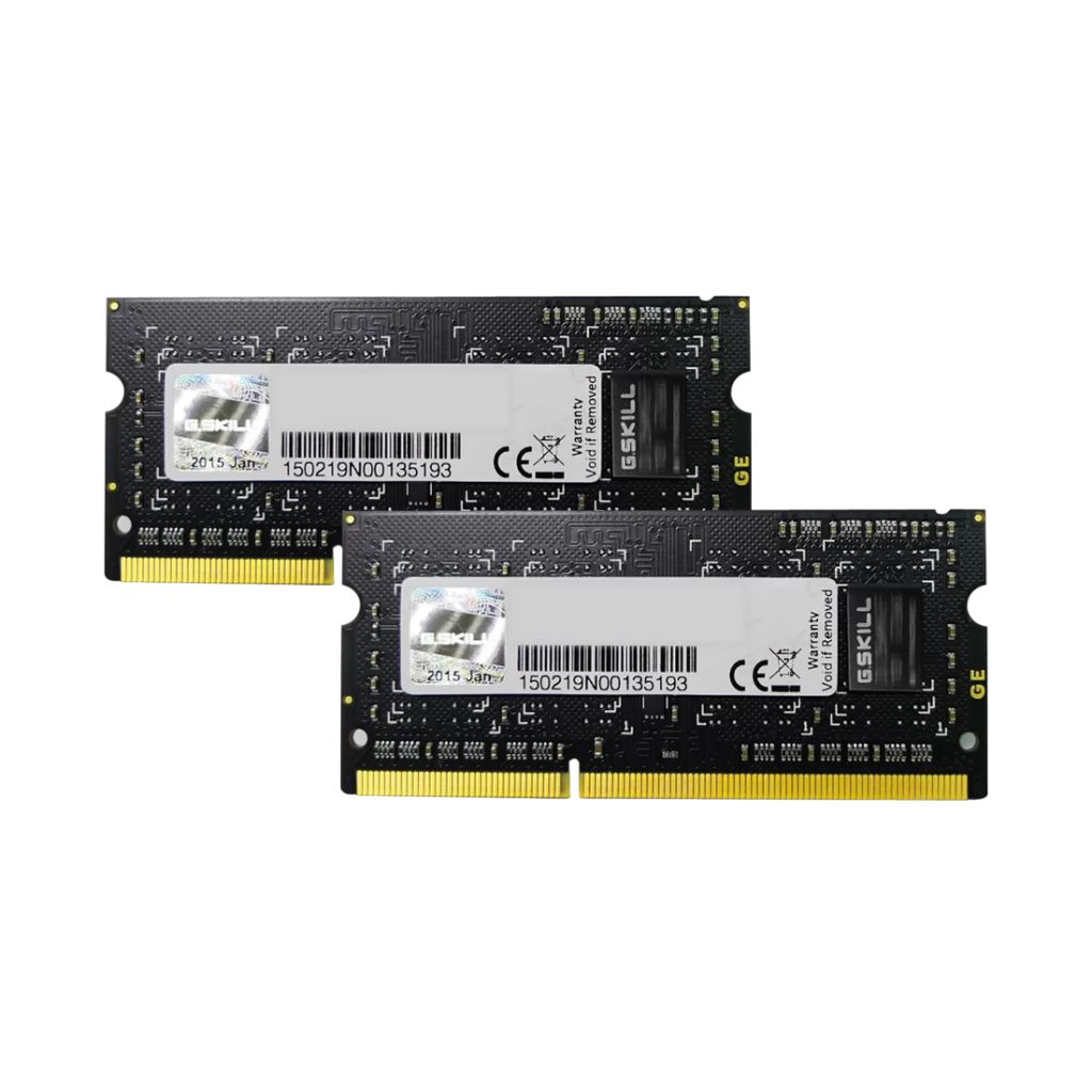 G.Skill 8GB 1333MHz DDR3 SO-DIMM Notebook RAM CL9 Dual Channel Kit (F3-10666CL9D-8GBSQ)