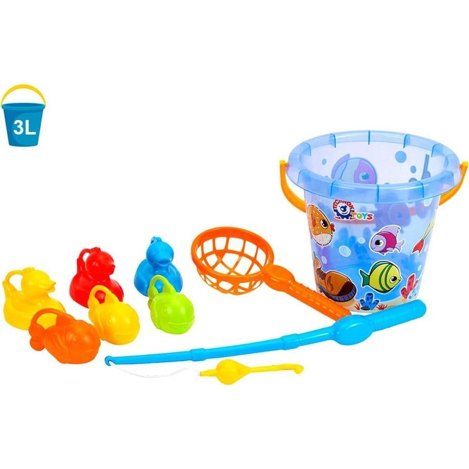 Technok Horgász Szett Horgászbottal és Vödörrel TEH7624 (TEH7624)