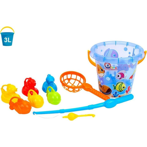 Комплект за риболов Technok с въдица и кофа TEH7624