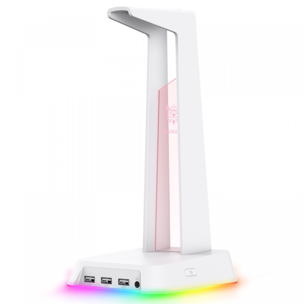 Onikuma ST2 RGB Fejhallgató Állvány - Fehér (ON-ST2/WE)