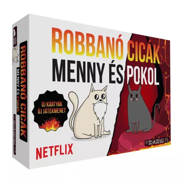 Gémklub Robbanó cicák Menny és pokol! kártyajáték (EXP10006) (EXP10006)