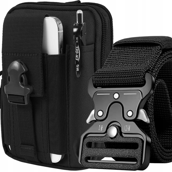 Trizand 24321 Tactical bag + belt, black