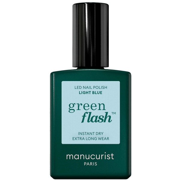 MANUCURIST_Green Flash Led Gel Nail Lacquer lakier do paznokci Light Blue 15ml