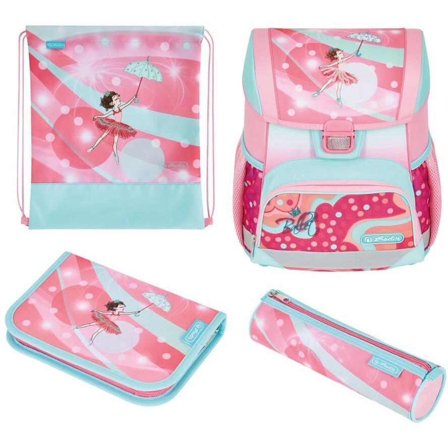 Herlitz Loop Plus Ballet Love Iskolatáska készlet - Mintás (50043064)