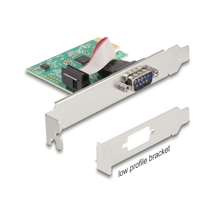 Delock PCI Express kártya > 1 x RS-232 soros csatlakozó (89948) (del89948)