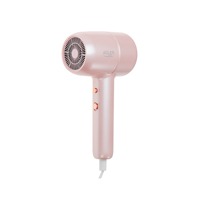 Adler AD 2279p ION technológiás Hajszárító 1800 W - Rózsaszín (AD 2279P)